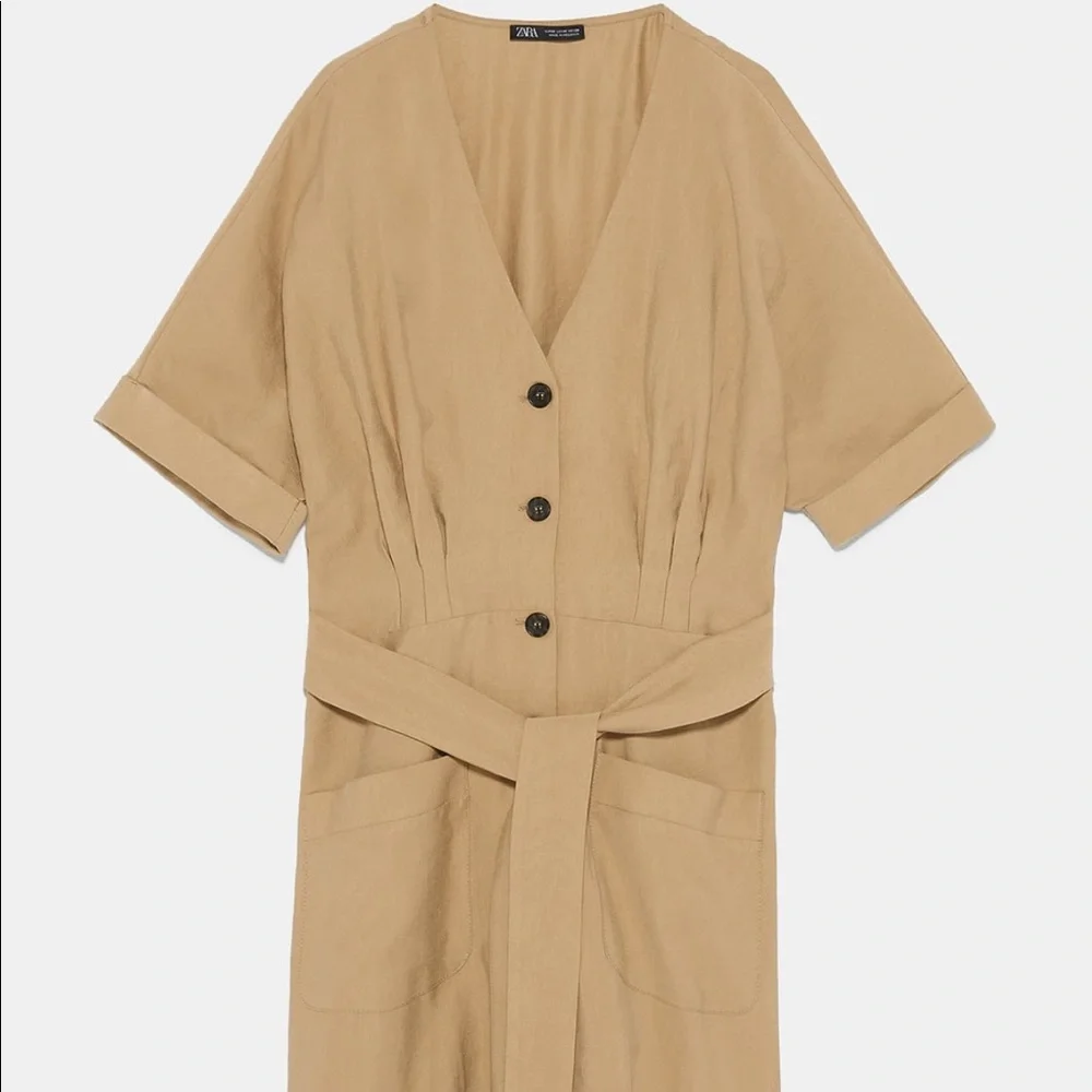 NWT Zara Button-up Dress size Medium